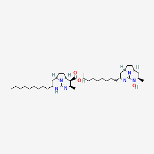 molecular formula C39H68N6O3 B12767240 Batzelladine G CAS No. 188112-84-7