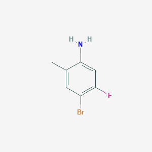 molecular formula C7H7BrFN B1276731 4-Bromo-5-fluoro-2-methylaniline CAS No. 52723-82-7