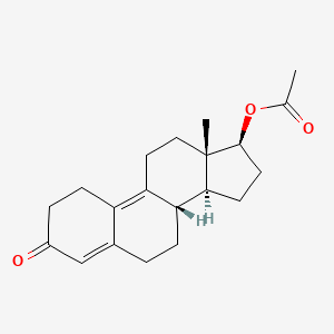 molecular formula C20H26O3 B12767316 11,12-Dihydrotrenbolone acetate CAS No. 53303-85-8