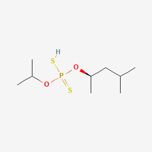 molecular formula C9H21O2PS2 B12767322 Unii-B3siw51L7I CAS No. 84605-28-7