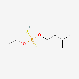 molecular formula C9H21O2PS2 B12767343 O-(1,3-Dimethylbutyl) O-(isopropyl)dithiophosphate CAS No. 175888-47-8
