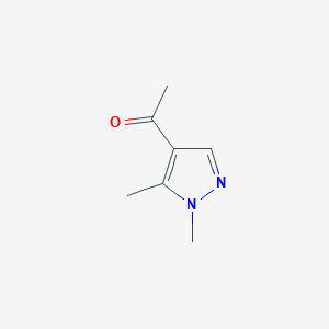 molecular formula C7H10N2O B1276737 1-(1,5-dimethyl-1H-pyrazol-4-yl)ethanone CAS No. 21686-05-5