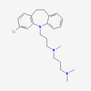 molecular formula C23H32ClN3 B12767373 Clomipramine diamine CAS No. 2305824-50-2