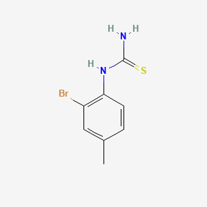 molecular formula C8H9BrN2S B1276742 2-Bromo-4-methylphenylthiourea CAS No. 66644-79-9