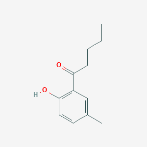 molecular formula C12H16O2 B12767486 1-(2-Hydroxy-5-methylphenyl)-1-pentanone CAS No. 150033-77-5