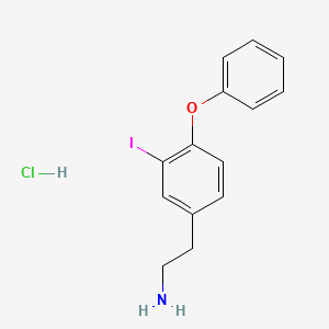 molecular formula C14H15ClINO B12767576 O-PIT HCl CAS No. 788825-00-3