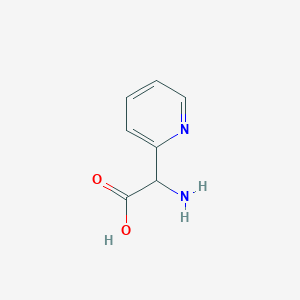 molecular formula C7H8N2O2 B1276758 2-Amino-2-(pyridin-2-YL)acetic acid CAS No. 62451-88-1