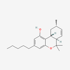 molecular formula C21H30O2 B12767590 delta5-Tetrahydrocannabinol, (1S,3R,4R)- CAS No. 162678-94-6