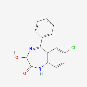 molecular formula C15H11ClN2O2 B12767714 S-Oxazepam CAS No. 40762-00-3
