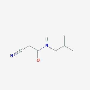 molecular formula C7H12N2O B1276775 2-cyano-N-isobutylacetamide CAS No. 51838-01-8