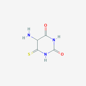 molecular formula C4H5N3O2S B1276776 5-Amino-6-thioxodihydropyrimidine-2,4(1H,3H)-dione CAS No. 34771-17-0