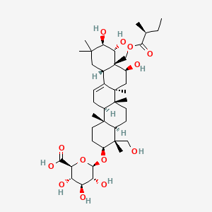 molecular formula C41H66O13 B12767820 Gymnemic acid XIII CAS No. 155023-61-3