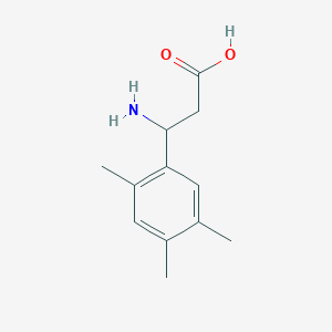 3-amino-3-(2,4,5-trimethylphenyl)propanoic Acid