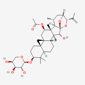 molecular formula C37H56O10 B12767871 Cimiracemoside J CAS No. 473554-74-4
