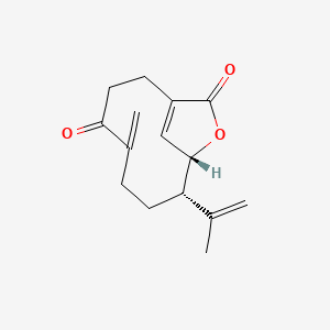 molecular formula C15H18O3 B12767923 Madolin I CAS No. 265319-48-0