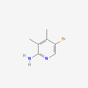 molecular formula C7H9BrN2 B1276794 5-Bromo-3,4-dimethylpyridin-2-amine CAS No. 374537-97-0