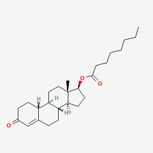 molecular formula C26H40O3 B12767963 Nandrolone octanoate CAS No. 52230-63-4
