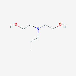 molecular formula C7H17NO2 B127680 Ethanol, 2,2'-(propylimino)bis- CAS No. 6735-35-9