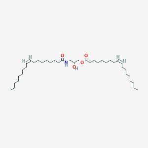 molecular formula C39H73NO4 B12768024 Oleic acid aminopropanediol ceramide CAS No. 1141931-66-9