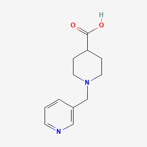 molecular formula C12H16N2O2 B1276807 1-(Pyridin-3-ylmethyl)piperidine-4-carboxylic acid CAS No. 887442-22-0