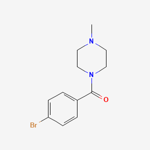 molecular formula C12H15BrN2O B1276819 1-(4-Bromobenzoyl)-4-methylpiperazine CAS No. 349395-87-5