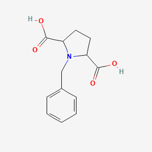 molecular formula C13H15NO4 B1276822 1-benzylpyrrolidine-2,5-dicarboxylic Acid CAS No. 433933-93-8