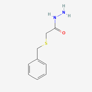 molecular formula C9H12N2OS B1276826 2-(Benzylthio)acetohydrazide CAS No. 85677-87-8