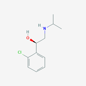 molecular formula C11H16ClNO B12768273 (R)-Clorprenaline CAS No. 58948-07-5