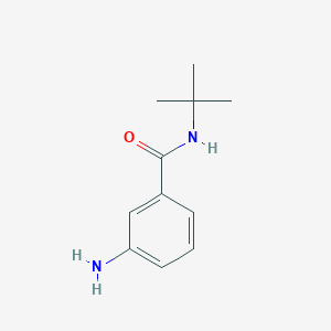 molecular formula C11H16N2O B1276836 3-amino-N-tert-butylbenzamide CAS No. 25900-62-3