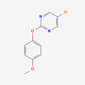 molecular formula C11H9BrN2O2 B1276837 5-Bromo-2-(4-methoxyphenoxy)pyrimidine CAS No. 69033-87-0