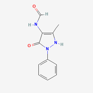 molecular formula C11H11N3O2 B12768438 Mhk65UC7JU CAS No. 106236-80-0