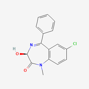 molecular formula C16H13ClN2O2 B12768571 (R)-Temazepam CAS No. 52432-57-2