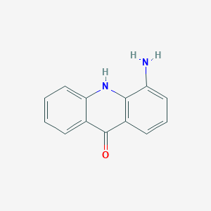 molecular formula C13H10N2O B1276864 4-amino-10H-acridin-9-one CAS No. 81104-13-4