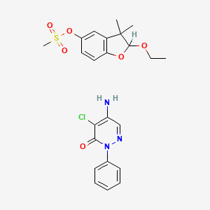 molecular formula C23H26ClN3O6S B12768669 Magnum CAS No. 50641-63-9