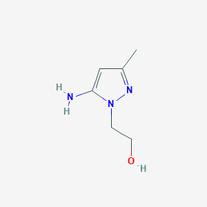 molecular formula C6H11N3O B1276875 2-(5-氨基-3-甲基-1H-吡唑-1-基)乙醇 CAS No. 51546-08-8