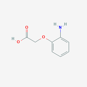 molecular formula C8H9NO3 B1276884 2-(2-aminophenoxy)acetic Acid CAS No. 4323-68-6