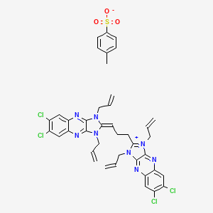 molecular formula C40H36Cl4N8O3S B12768848 Einecs 281-179-4 CAS No. 83890-95-3