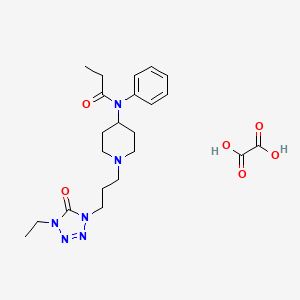 molecular formula C22H32N6O6 B12768879 RD5Ndx6qjl CAS No. 104072-22-2