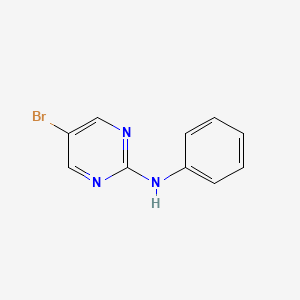 molecular formula C10H8BrN3 B1276891 5-溴-N-苯基嘧啶-2-胺 CAS No. 886365-88-4