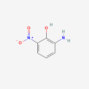 molecular formula C6H6N2O3 B1276892 2-Amino-6-nitrophenol CAS No. 603-87-2