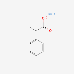 molecular formula C10H11NaO2 B12768967 Sodium 2-phenylbutyrate CAS No. 2686-71-7