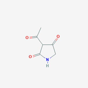 molecular formula C6H7NO3 B1276897 3-Acetylpyrrolidine-2,4-dione CAS No. 697-57-4