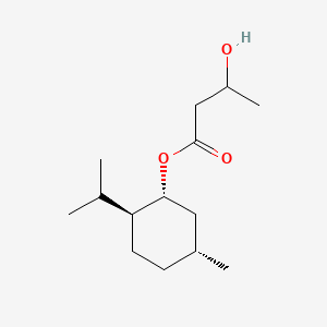 molecular formula C14H26O3 B12769039 L-Menthyl (R,S)-3-hydroxybutyrate CAS No. 374629-79-5