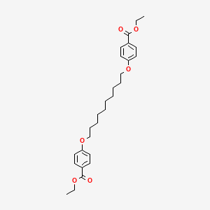 molecular formula C28H38O6 B1276907 1,10-双[4-(乙氧羰基)苯氧基]癸烷 CAS No. 103330-20-7