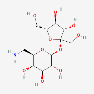 molecular formula C12H23NO10 B12769211 6-Amino-6-deoxysucrose CAS No. 82540-70-3