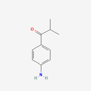 molecular formula C10H13NO B1276922 1-(4-Aminophenyl)-2-methylpropan-1-one CAS No. 95249-12-0