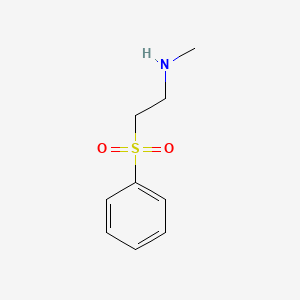 molecular formula C9H13NO2S B1276929 ([2-(Methylamino)ethyl]sulfonyl)benzene CAS No. 404033-91-6
