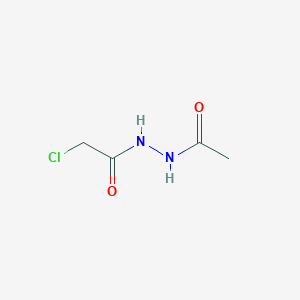 molecular formula C4H7ClN2O2 B1276937 N'-乙酰-2-氯代乙酰肼 CAS No. 4002-21-5