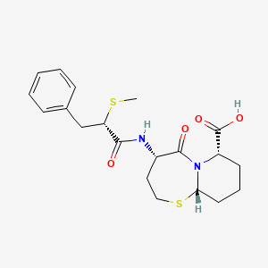 molecular formula C20H26N2O4S2 B12769493 Omapatrilat metabolite M9 CAS No. 330589-08-7