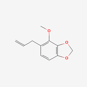 molecular formula C11H12O3 B12769518 Croweacin CAS No. 484-34-4